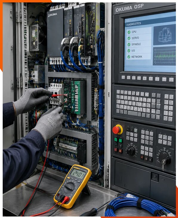 Ремонт систем ЧПУ Okuma OSP в Красногорске